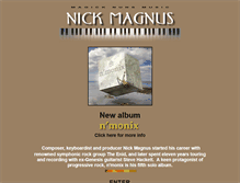 Tablet Screenshot of magnus-music.com